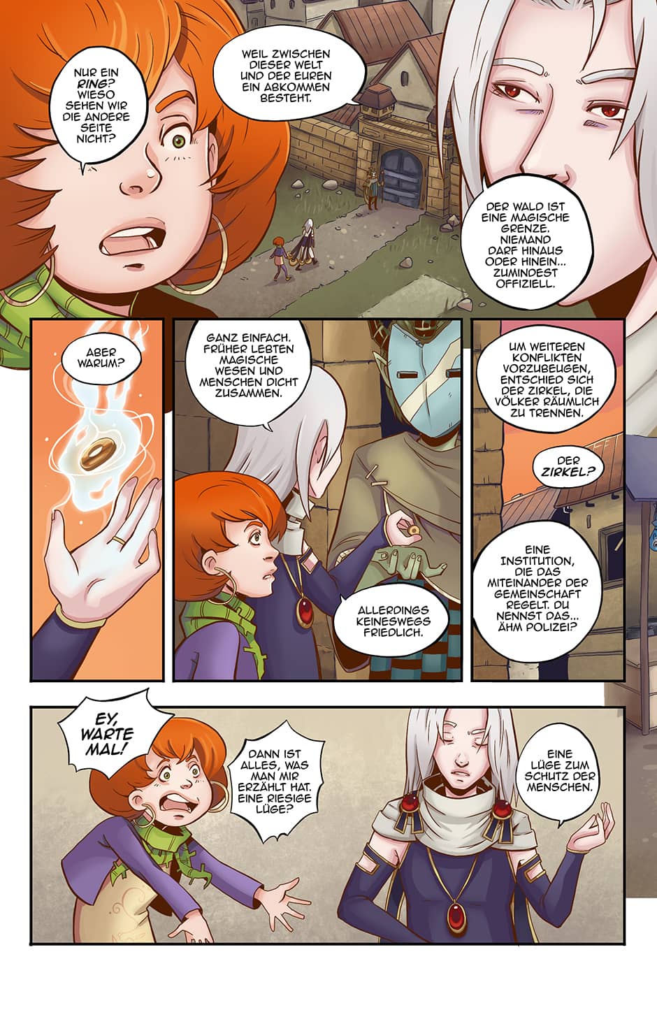 Webcomic Fantasy Seite 8